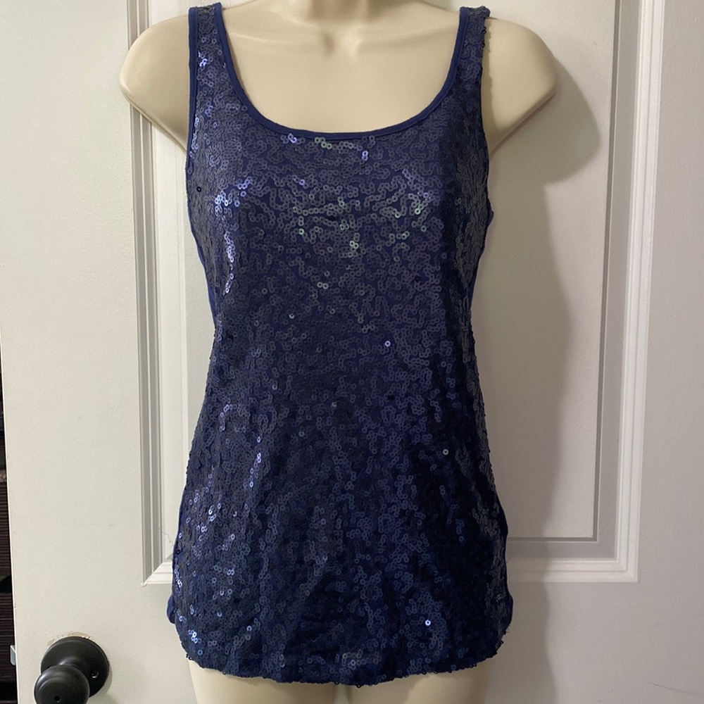Sequin tank top